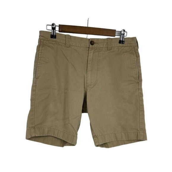 J. Crew Men Gramercy Flat Front Pockets Woven Shorts Size 31 - Picture 1 of 7